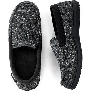 RockDove Men's SILVADUR Tweed Memory Foam Moc Slipper - 1 of 4