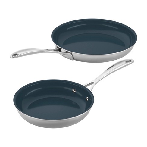 Zwilling Energy Plus 10-inch Stainless Steel Ceramic Nonstick Fry Pan With  Lid : Target