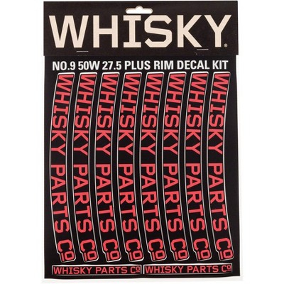 Whisky Parts Co. 50w / 80w Rim Decal Kit Red