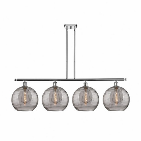 Innovations Lighting Athens Deco Swirl 4 - Light Island Pendant Light in  Polished Chrome - image 1 of 1