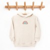 The Juniper Shop Embroidered Rainbow Heart Toddler Hoodie - 2 of 4