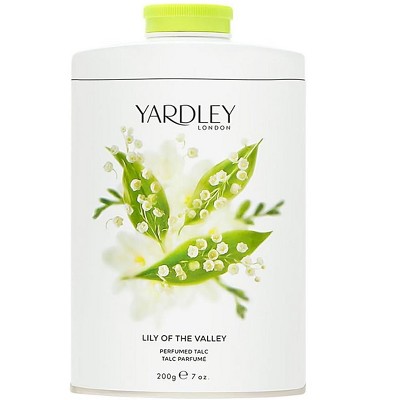 Yardley Lily of the Valley Talc Perfume, 7 oz