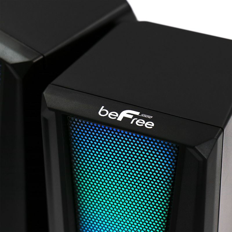 beFree Sound Color LED Dual Gaming Speakers, 5 of 9