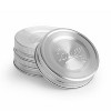 Ball Reusable Mason Jar Lids, Stainless Steel Storage Lids with Silicone Gaskets for an Airtight Seal, Regular Mouth, One Pack of 3 - 2 of 4