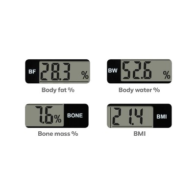 Glass Body Fat Scale Clear - Weight Watchers_1