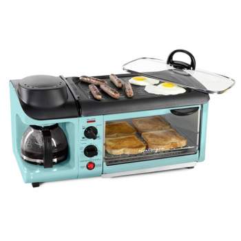 NOSTALGIA Electrics Quesadilla Maker w 8in Inch Griddle & 1 Touch Control -  New