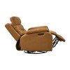 Electric Recliner Chair Dual OKIN Motor Rocking And 240 Degree Swivel Single Sofa Seat Infinite Position,Head Rest With Power Function - 2 of 4