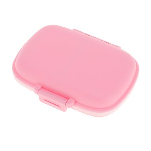 Unique Bargains 8 Grids Double Layers Pill Box 1 Pc - 1 of 4