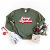 Simply Sage Market Women's Graphic Sweatshirt Retro Merry Christmas - 2 of 2