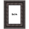 PosterPalooza | Photo Size 3.5" Wide Ornate Black Frame - UV Acrylic, Foam Board Backing, Hanging Hardware - 2 of 4