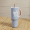 Zak Designs 40oz Stainless Steel Vacuum Insulated Tumbler with Silicone Straw - 4 of 4