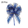 Unique Bargains Wedding Baskets Presents Christmas Large Pull Bow Gift Wrapping Bows Ribbons 20 Pcs - 3 of 4