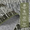 Modern Area Rug Distressed Bordered Rug Washable Non Slip Floor Carpet Non Shedding Thin Rug, Soft Low Pile Rug - 2 of 4