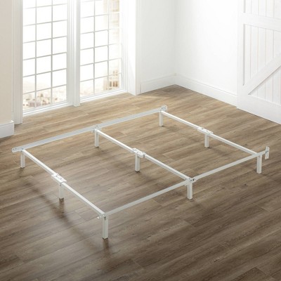 King 7" Compack Metal Bed Frame White - Zinus: Steel Construction ...