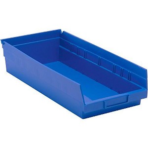 Quantum Storage Systems Economy Shelf Bin, 17-7/8"W X 8-3/8"D X 4"H - 1 of 2