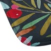 Deny Designs Cayena Blanca Christmas Flowers Memory Foam Bath Rug Red: Microfiber Bath Mat - 3 of 3