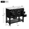 Grungis Bathroom Vanity with Top Single Sink,Modern Bathroom Storage Cabinet with 2 Soft Closing Doors and 6 Drawers - 3 of 4