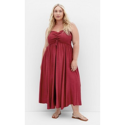 Women's Plus Size Maui Maxi Dress - shiraz | CITY CHIC