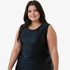 Calypsa Women's Closed Back UPF 50+ Tankini Maya Swim Top - 3 of 4