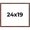 PosterPalooza | Classic Modern Brown Picture Frame - UV Acrylic, Backing Board, Hanging Hardware Included - 2 of 4
