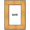 PosterPalooza | Photo Size Embellished Gold Picture Frame - UV Acrylic, Foam Board Backing, Hanging Hardware - 2 of 4