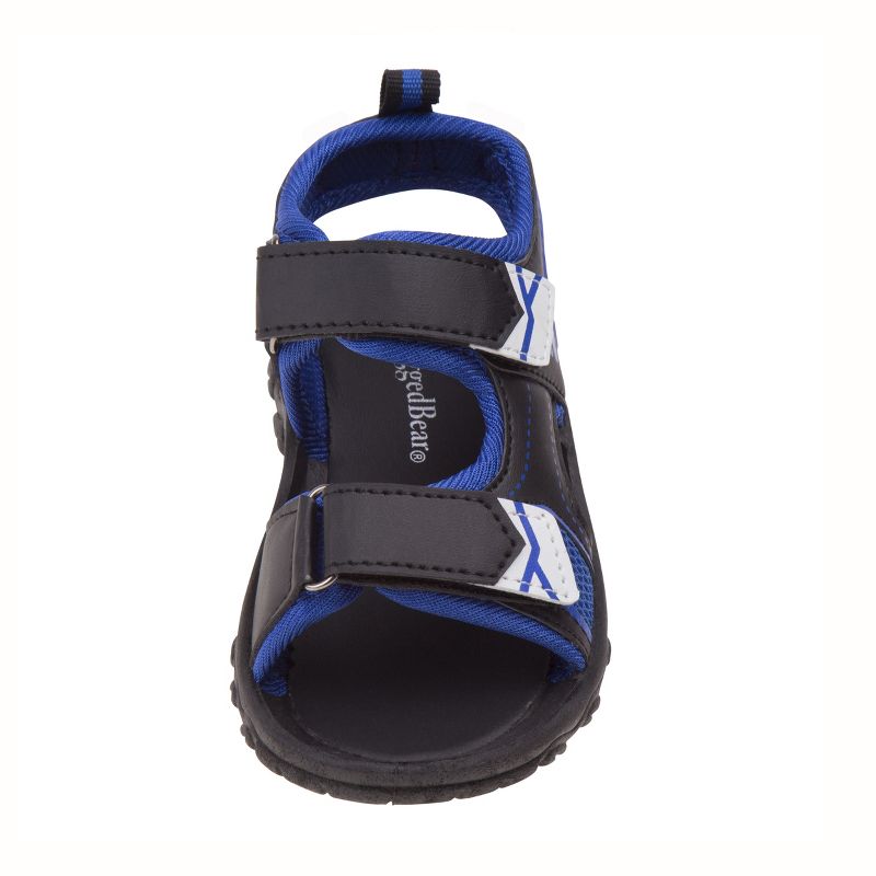 Rugged Bear hook and loop Boys Toddler open-toe sport sandals, 4 of 6
