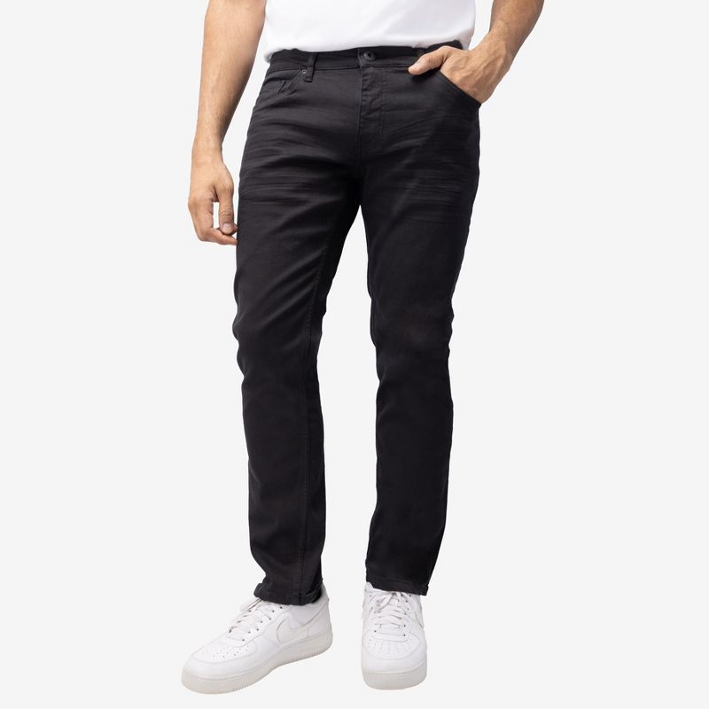 CULTURA Men's Modern Fit Clean Denim Jeans, 3 of 6