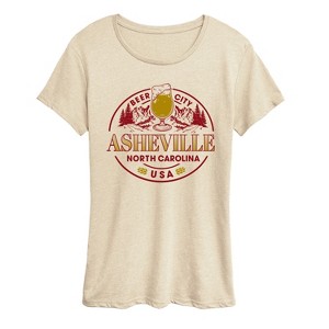Women's - Instant Message - Asheville NC Short Sleeve Graphic T-Shirt - 1 of 4