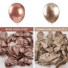 PartyWoo Balloons Metallic Rose Gold Champagne Gold 5 Inch 50 pcs - 3 of 4