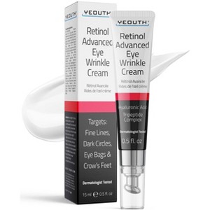 YEOUTH Retinol Eye Cream with Hyaluronic Acid and Tripeptides – 0.5 oz - 1 of 4