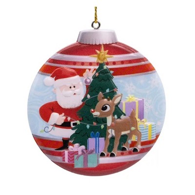 Kurt Adler Resin Ornament for Christmas Tree, Rudolph