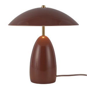 ALORA MOOD Poppy 12-in Burgundy Dimmable LED Table Lamp : Target