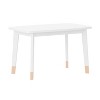 Buzz & Bloom Kids 4-Piece Wood Table, 2 Chairs, and Bench Seating Set with Rounded Corners - 4 of 4