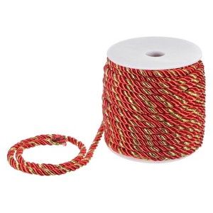 Unique Bargains Soft Polyester Twisted Silk Decorative Craft Cord Trim Cord Rope 22 Yards 1 Pc - 1 of 4