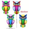 1pc Metal Owl Wall Decor, Outside Garden Decoration, Yard Art Outdoor Patio Fence Lawn Ornament, Home Decor, Room Decor, Party Supplies, Birthday Gift - 2 of 4