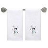 Avanti Snowman 2-Pack Hand Towel Set - 2 of 3
