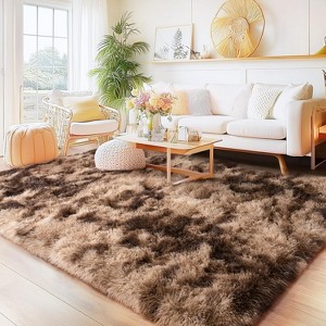 LOVEVOOK 5x7 Feet Area Rugs for Living Room Bedroom, Non-Slip Fluffy Soft Shag Rug, Plush Carpet for Home Dorm Decor Aesthetic - 1 of 4