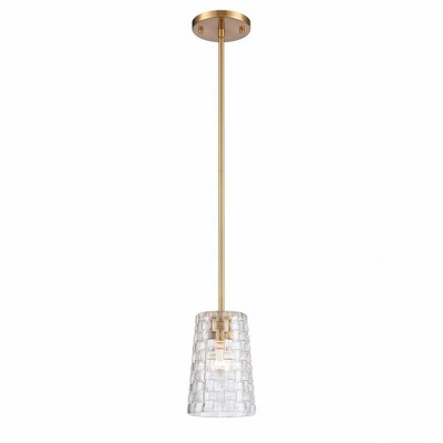 Elk Home Lightweave 1 - Light Pendant in  Satin Brass