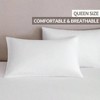 White Pillow Cases Set of 4 Queen Size - Super Soft, Smooth, Breathable, Machine Washable, Lightweight 20x30 Inches - 2 of 4