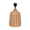 Kate and Laurel Wylla Modern Rattan Bedside Table Lamp - 3 of 4
