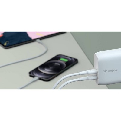 Belkin BoostCharge (20W) Dual USB-C with (40W) Stand Alone Wall Charger