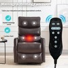 Lyngins Modern Rocker&Swivel Recliner Chair with Adjustable Footrest & Storage Pockets,Indoor Accent Chair with High Backrest - 3 of 4