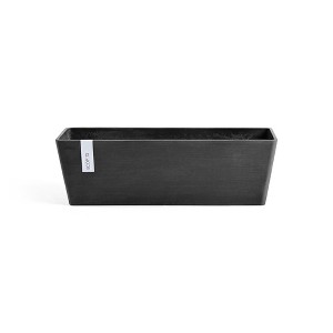 Ecopots Bruges Durable Modern Rectangular Indoor/Outdoor Recycled-Based Composite Flower Pot Planter - 1 of 4