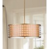Giotta Drum Pendant Light - LIT4203 - Bronze - Safavieh - 4 of 4