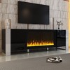 NicBex TV Stand Electric Fireplace TV Stand Modern Entertainment Center with 2 Cabinets for TVs up to 78" for Living Room, Bedroom - 2 of 4