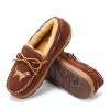 Fireside by Dearfoams Men's Forster Genuine Shearling Moccasin - 3 of 4