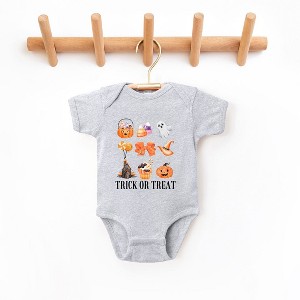 The Juniper Shop Trick Or Treat Chart Baby Bodysuit - 1 of 2