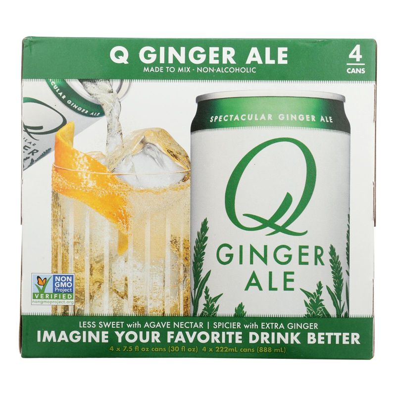 Q Mixers Ginger Ale - Case of 6/4 pack, 7.5 oz, 2 of 8