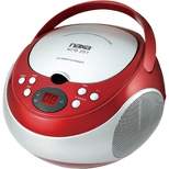 Naxa 2.4-Watt Portable CD Player with AM/FM Radio (Red)