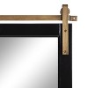 24"x31" Skylan Decorative Wall Mirror Black - Kate & Laurel All Things Decor: Modern Farmhouse Style, Rectangle Shape, Wall-Mounted - 2 of 4